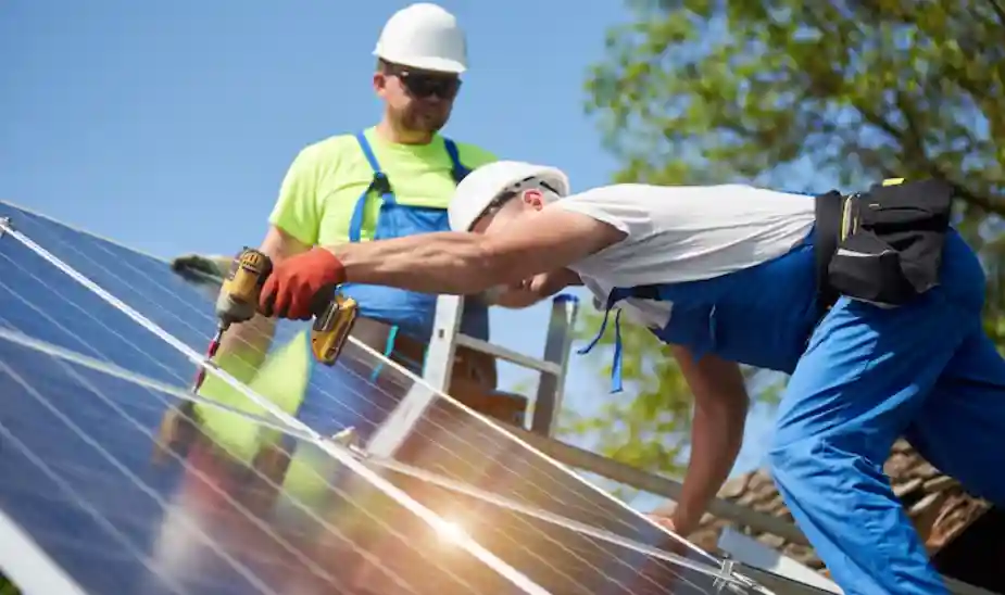 solar PV installation